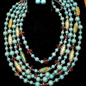 Necklace and Earrings